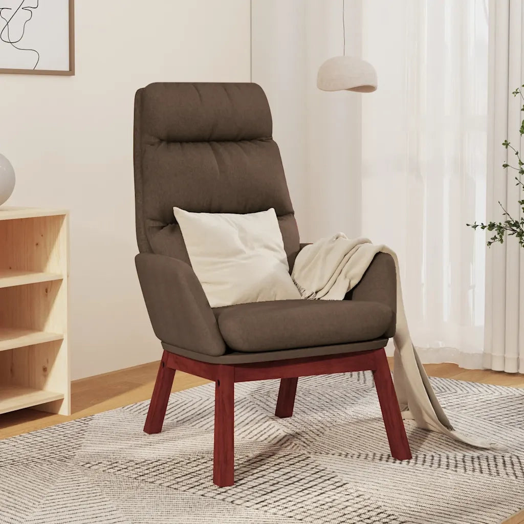 Sedia Relax Tortora in Tessuto 341168