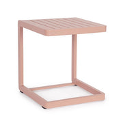 Set di 2 Tavolini da Esterno in Alluminio Verniciato 40x40 - DRYDEN