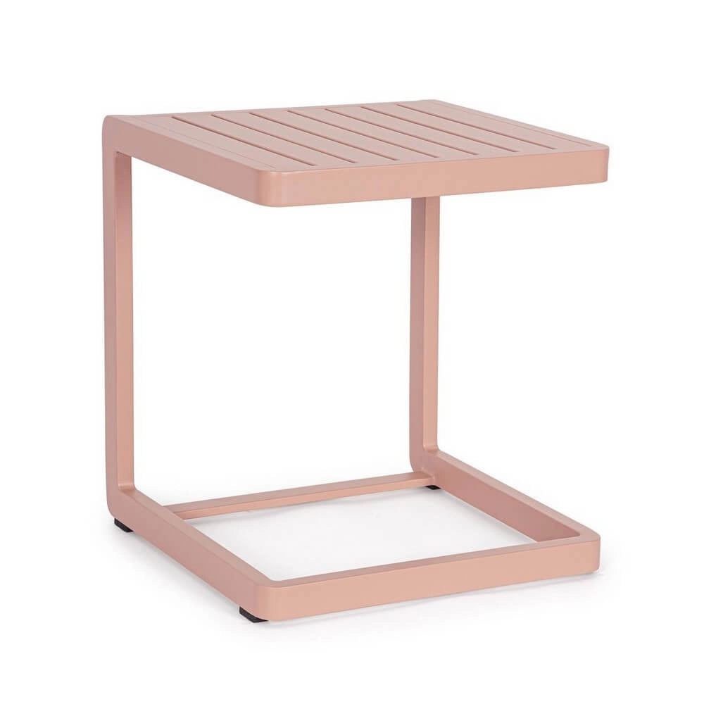 Set di 2 Tavolini da Esterno in Alluminio Verniciato 40x40 - DRYDEN