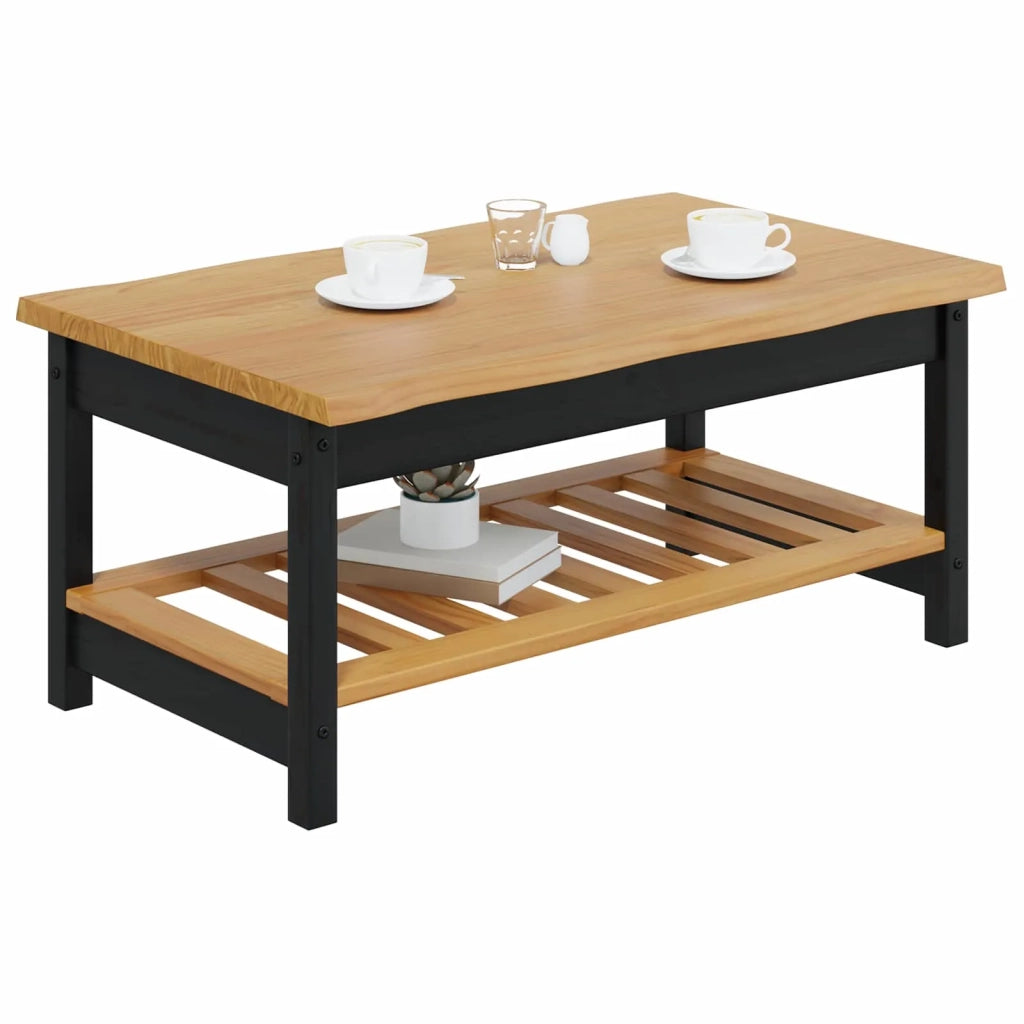 VidaXL Tavolino da salotto EKAI Nero 100 x 60 x 45,5 cm 42037019