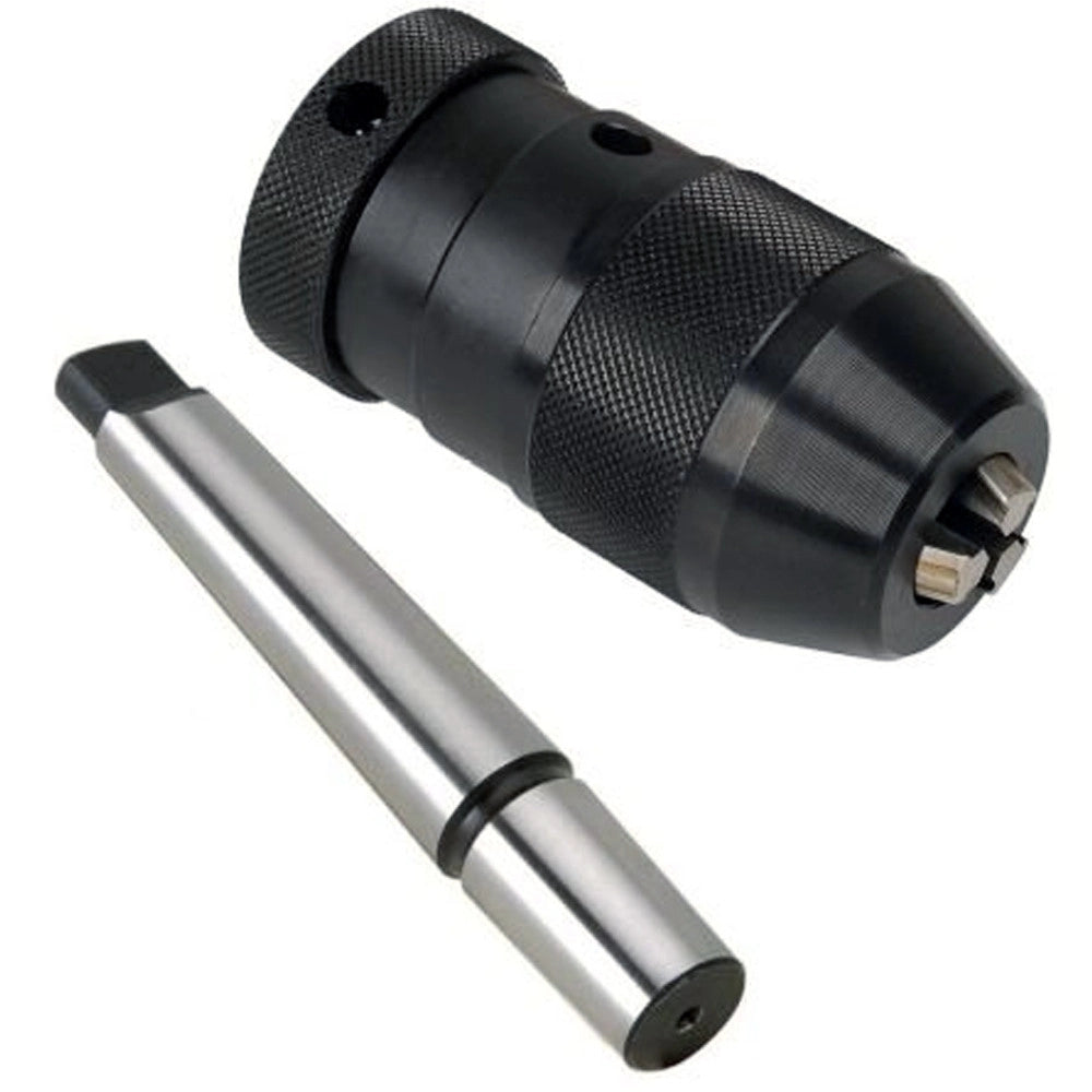 Trade Shop - Mandrino Autoserrante Per Tornio Trapano A Colonna 3-16mm Attacco B16 + Mt2 -