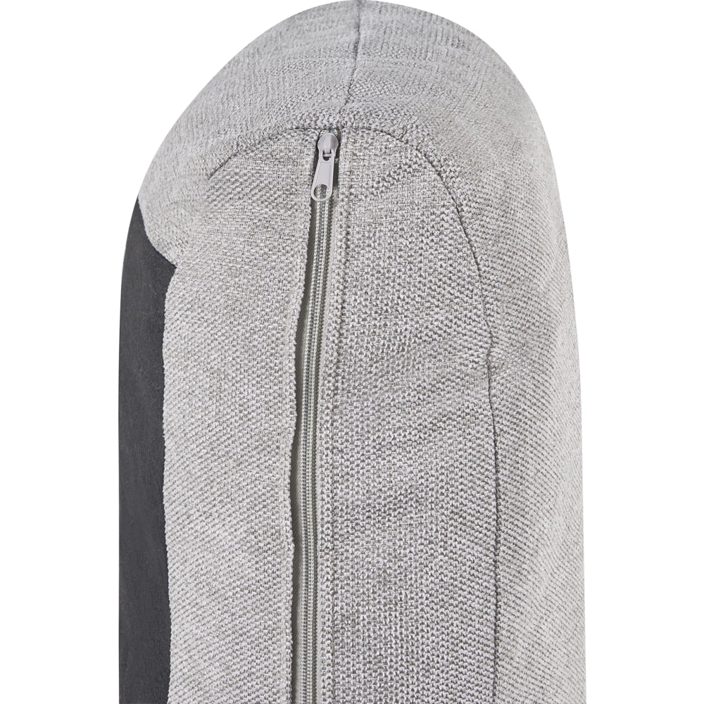 Divano 2 posti in tessuto grigio con piedi dorati curve morbide stile glamour elegante soggiorno
