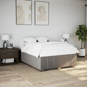 Giroletto senza Materasso-Struttura Letto Tortora 140x200 cm in Tessuto 426268