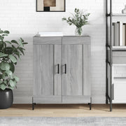 Credenza Grigio Sonoma 69,5x34x90 cm in Legno Multistrato 830210