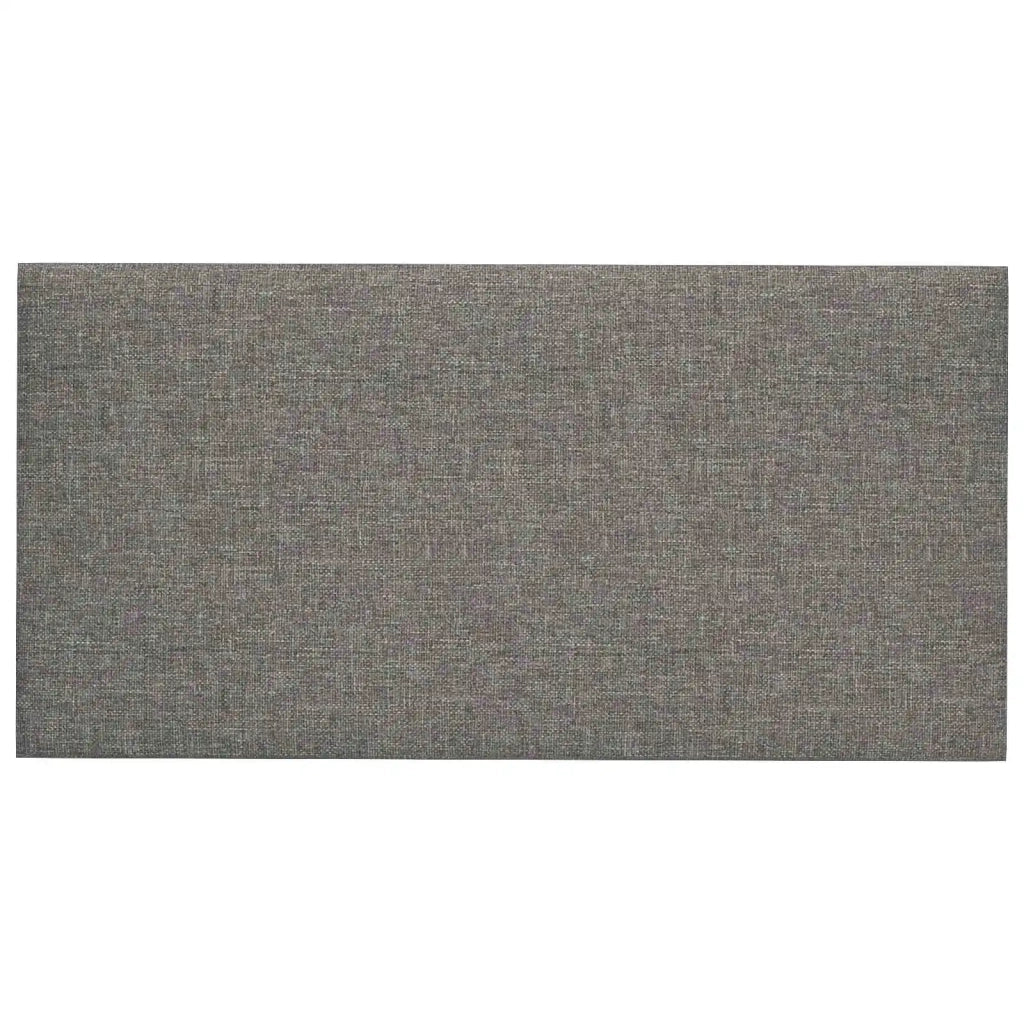 Testiera da Parete 12 pcs Grigio chiaro 30 x 15 cm Tessuto