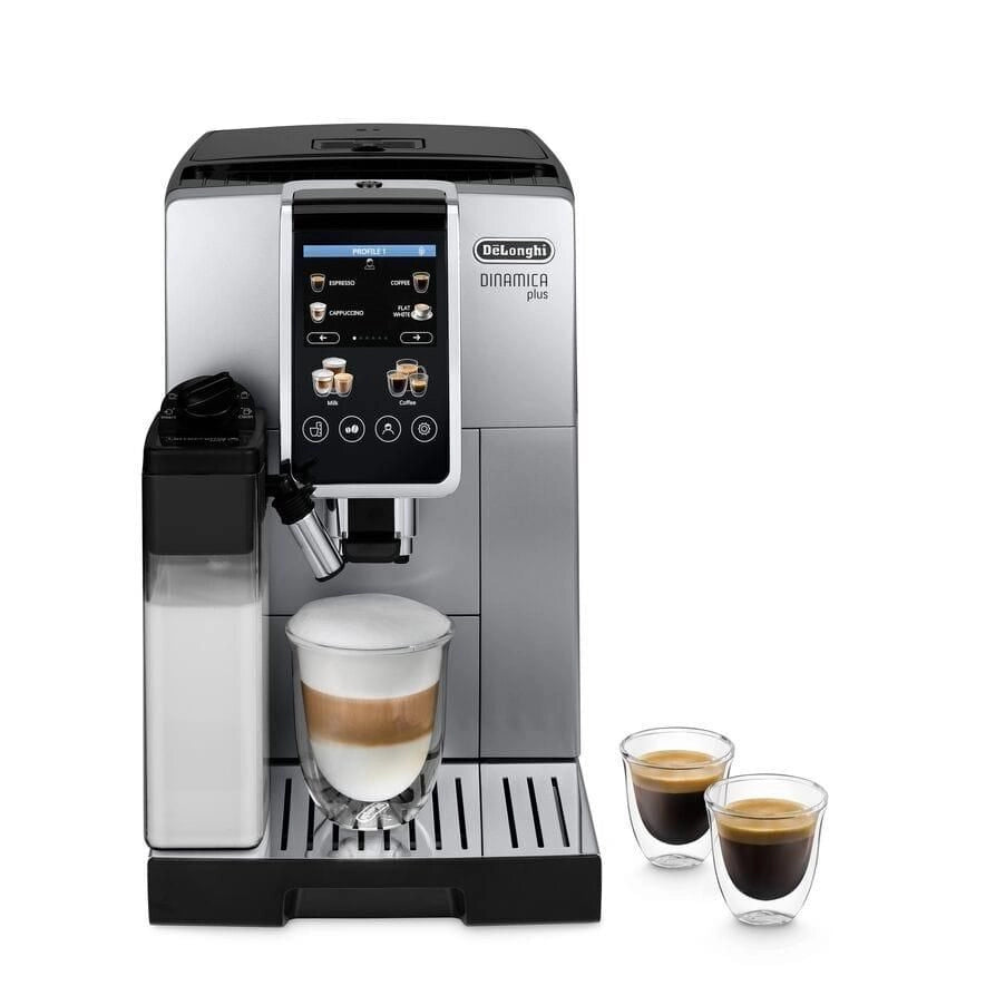 DeLonghi Macchina Caffe' Automatica 1.8L ECAM380.85.SB Nero e Argento