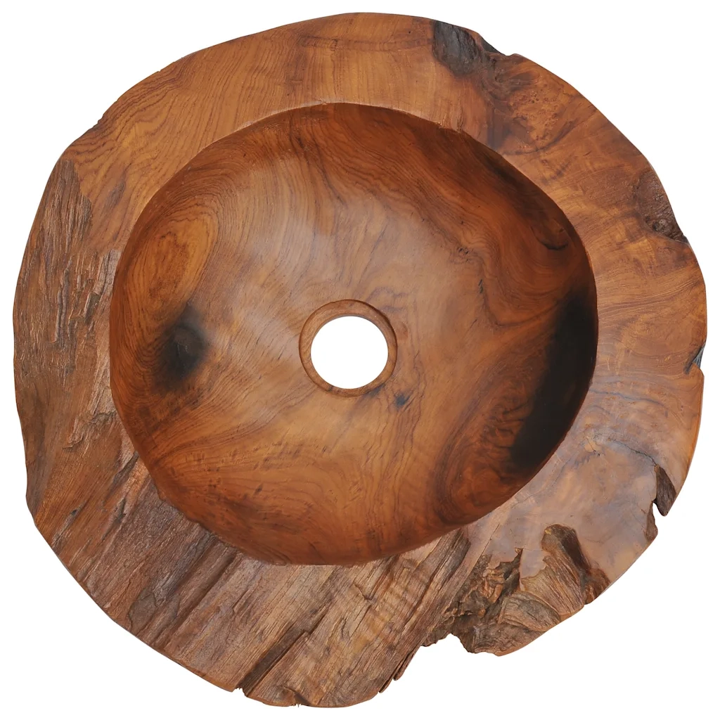 Lavabo in Legno di Teak 45 cm cod mxl 54534