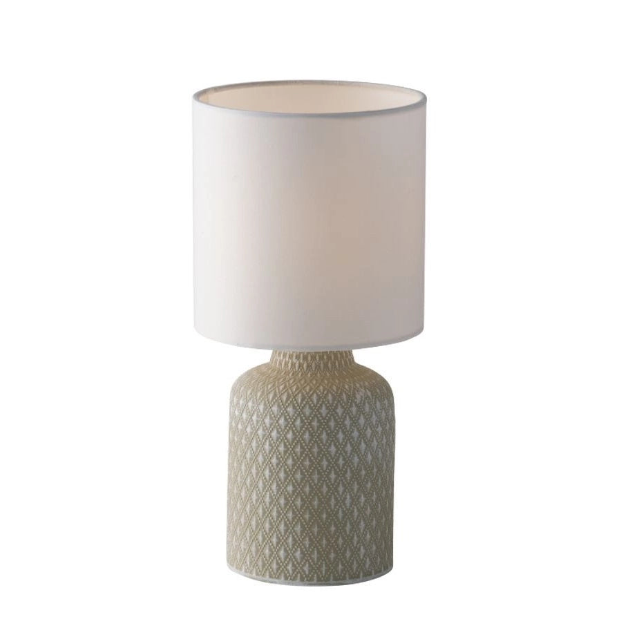 LAMPADA DA TAVOLO RAVELLO E14 D.15XH32CM GRIGIA.