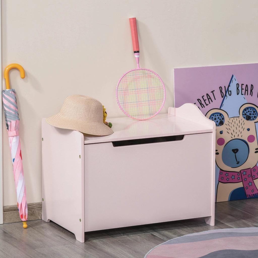 Cassa per giocattoli bambini ¨C Minimal ¨C rosa 60x40x48 cm MDF