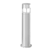 JULE - Paletto da terra per esterni 65cm, IP65, attacco E27, struttura in alluminio pressofuso, colore Grigio - Rossini Group