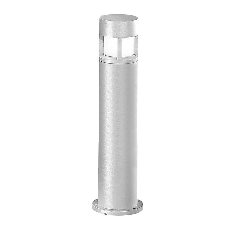 JULE - Paletto da terra per esterni 65cm, IP65, attacco E27, struttura in alluminio pressofuso, colore Grigio - Rossini Group