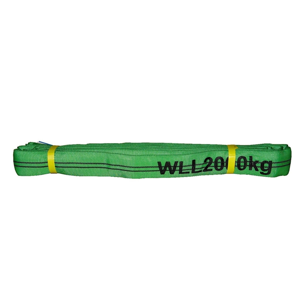 CINGHIA DI SOLLEVAMENTO 2000KG 4M VERDE 50MM