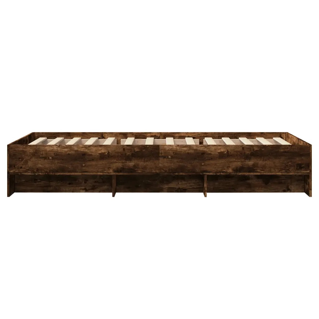 Giroletto senza Materasso Rovere Fumo 100x200 cm in Truciolato 3295671