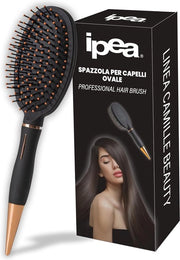 Spazzola per Capelli Incrociati - 23 cm, Spazzola Pneumatica per Capelli Secchi, Umidificati e Bagnati