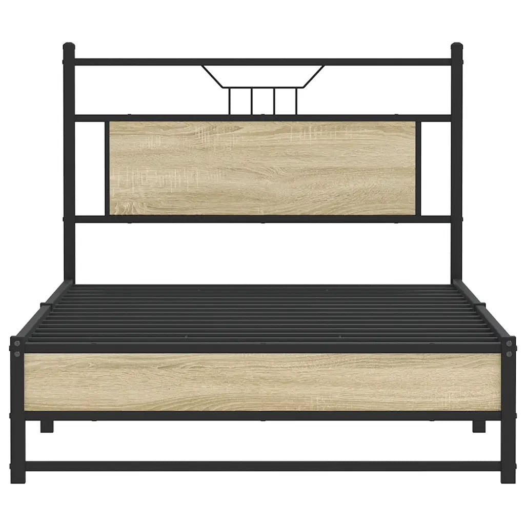 Giroletto senza Materasso Rovere Sonoma 107x203cm in Truciolato 4106958