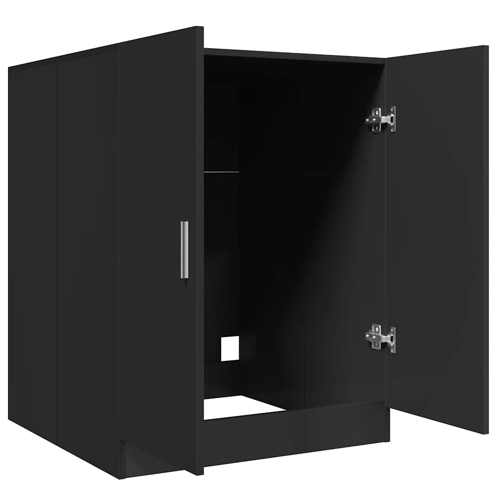 Mobile per Lavatrice Nero 71x71,5x91,5 cm 808396