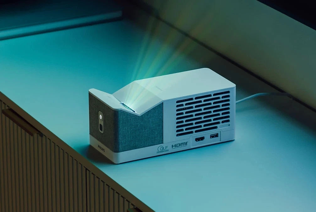 Philips Screeneo UL5 Smart Proiettore a raggio ultra corto 550 ANSI lumen DLP 1080p (1920x1080) Grigio. Bianco