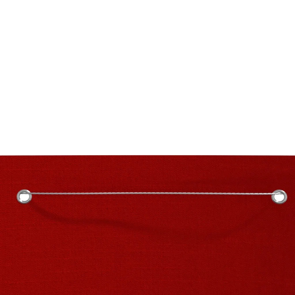 Paravento per Balcone Rosso 120x240 cm in Tessuto Oxford 148545