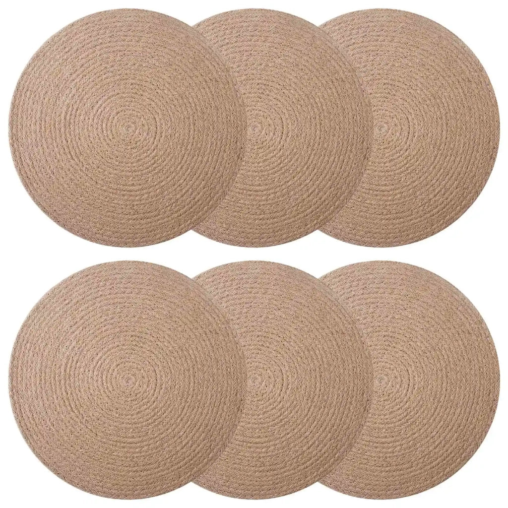 Sottobicchieri in juta 6 pcs Naturale Ø 30 cm 100% Juta Tossa 42012302