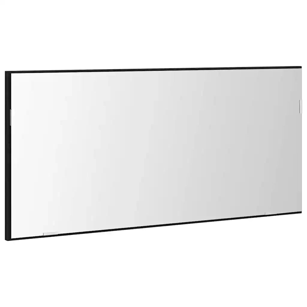 Specchio-Specchio Decorativo Rovere nero 80 x 37 cm Vetro e Legno Ingegnerizzato