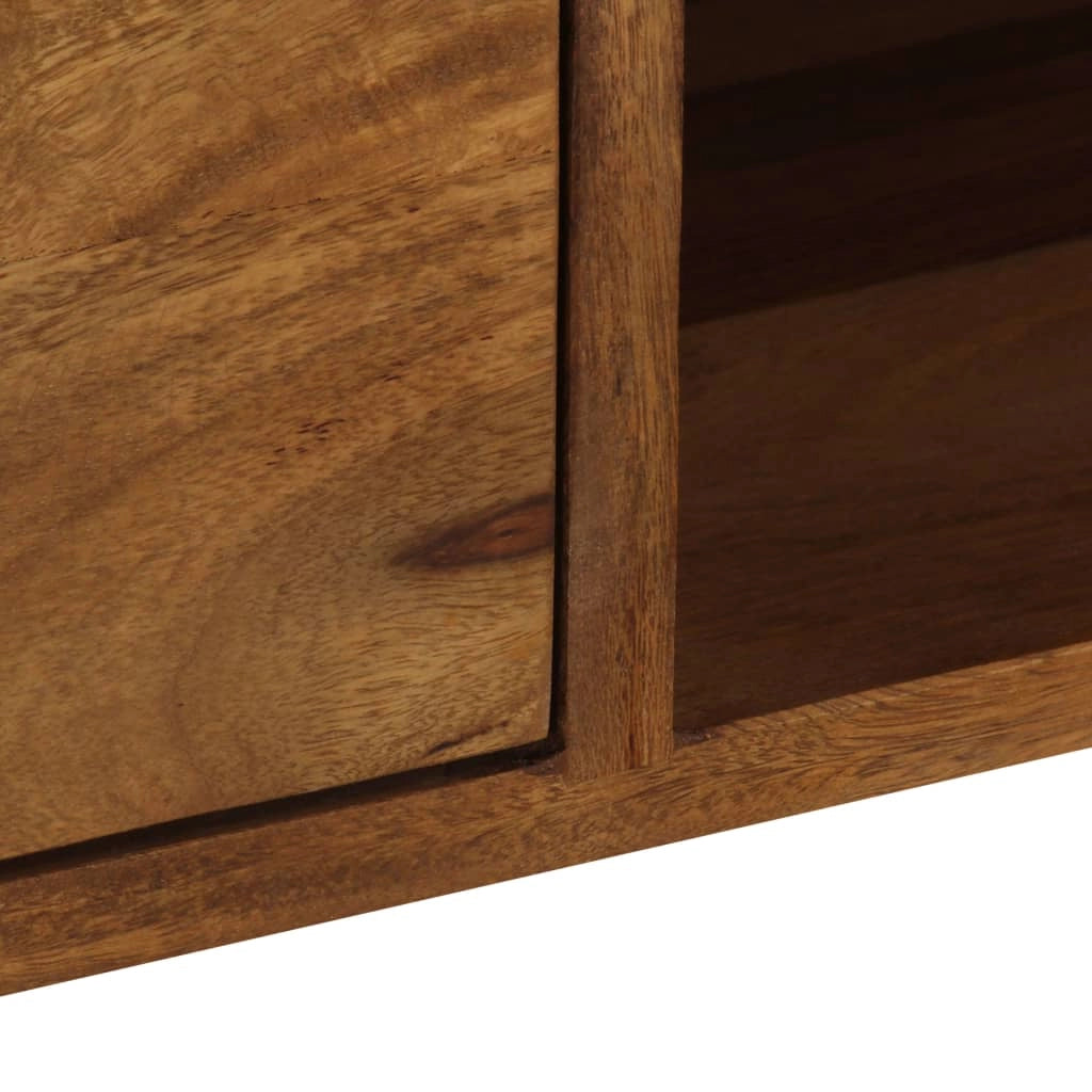 Mobile TV TV buffet dal design pratico 140 cm in legno massello di sheesham 2502071/2