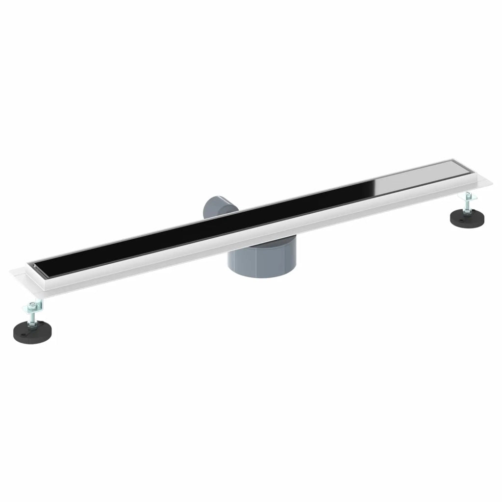 Scarico doccia con copertura in vetro e sifone a 360° 80 cm
