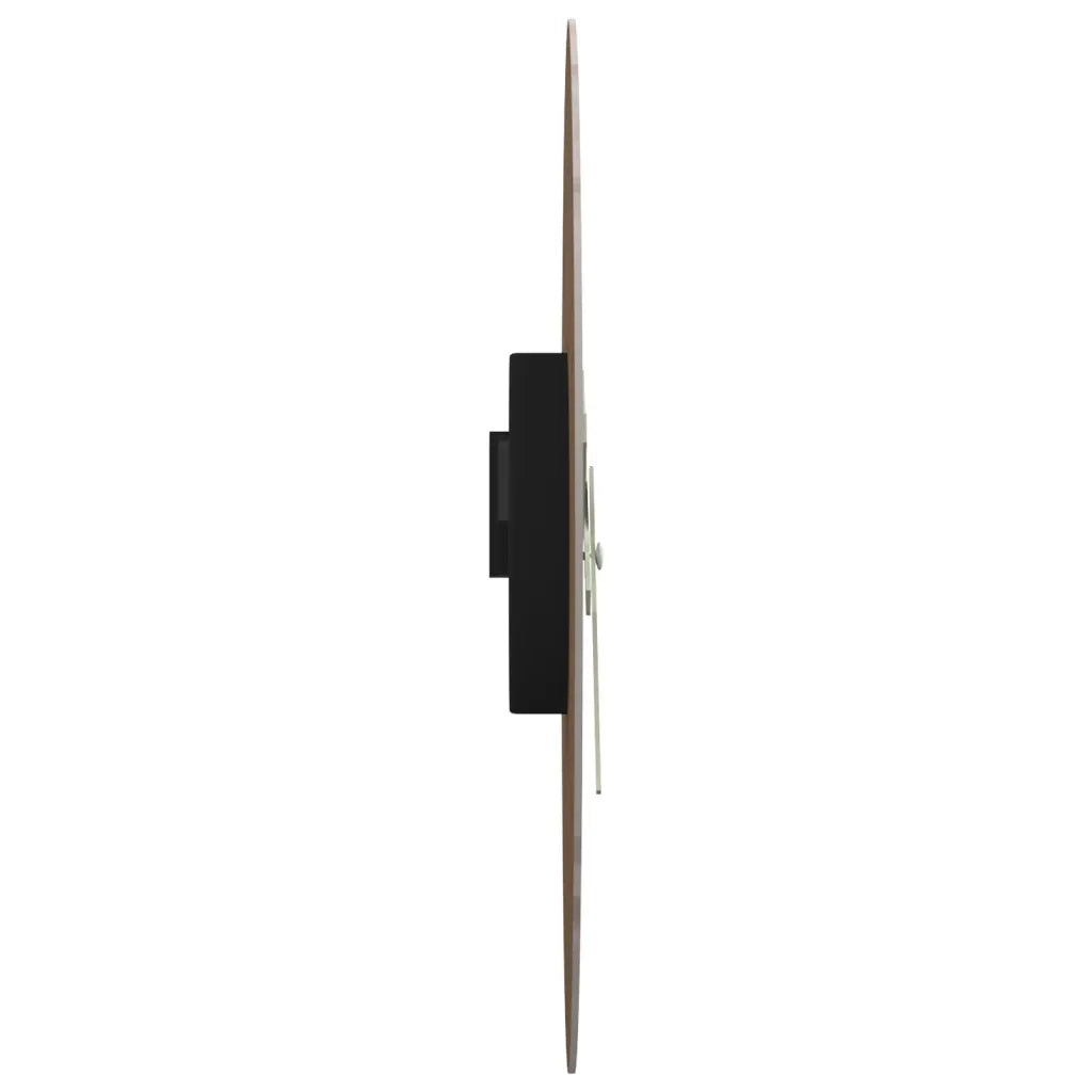 Orologio a Parete con Ore e Lancette Luminose Marrone Ã˜30 cm