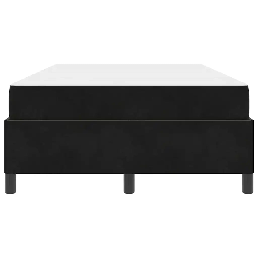 Struttura del letto con materasso Nero 120 x 200 cm Tessuto 3399056