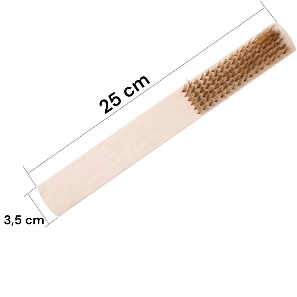 Spazzole In Acciaio Set 2 Spazzole Raschietti Per Metallo Rame Ferro Otton 07055