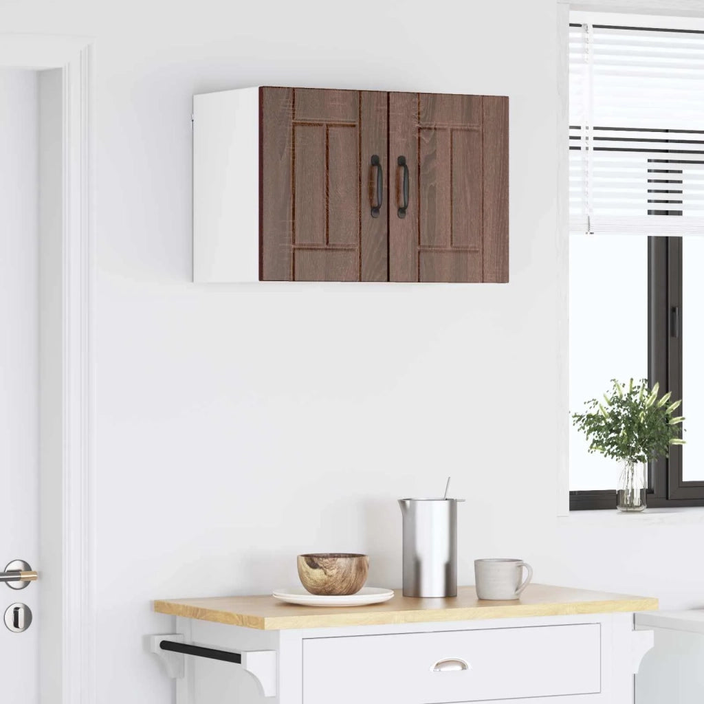 Armadietto a muro LUCCA 2 pcs Rovere Marrone 30 x 31 x 40 cm