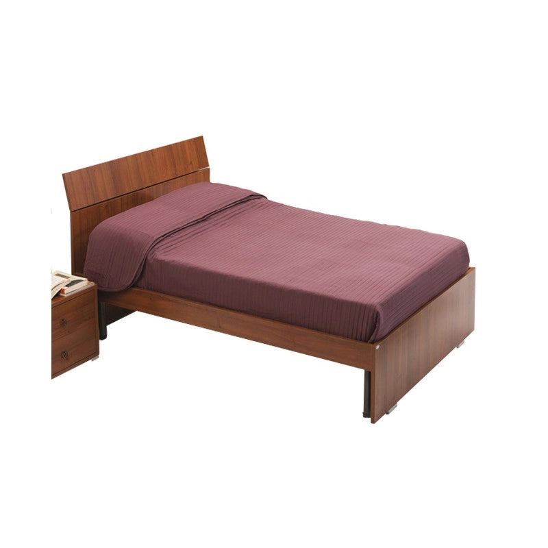 Letto matrimoniale per camera colore noce antico cm 200x171xH 98