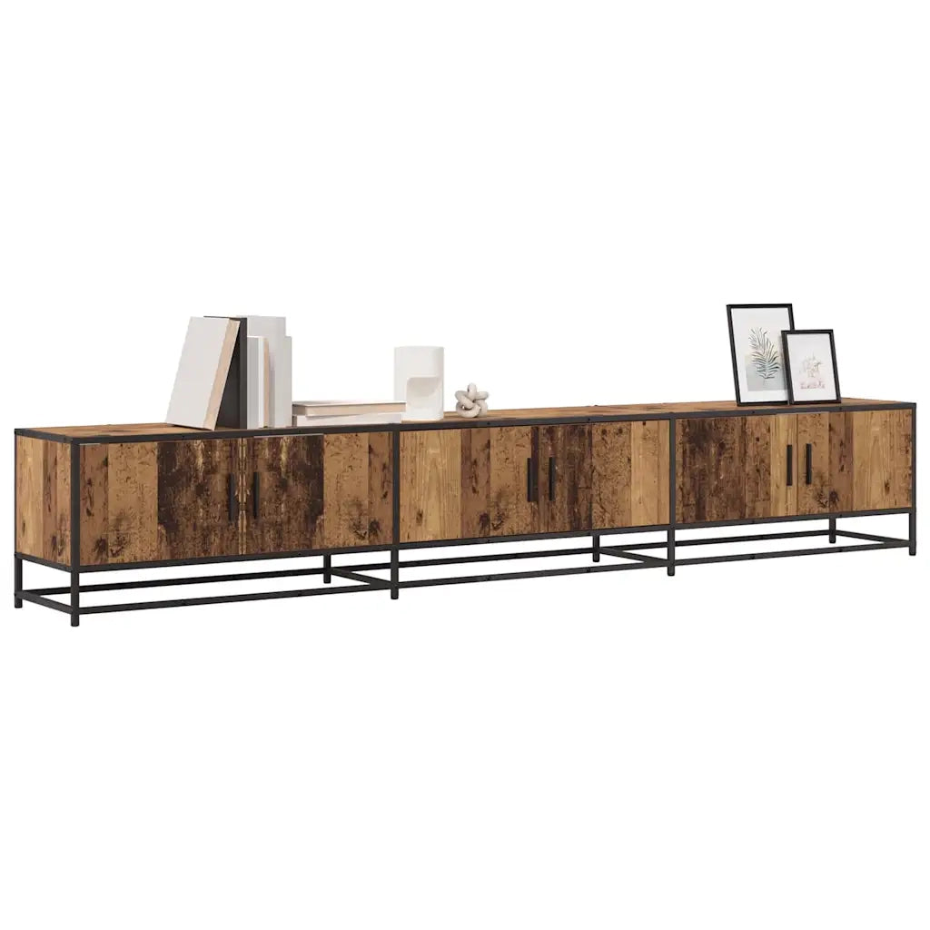 vidaXL Mobile TV Legno vecchio 240 x 35 x 41 cm Legno multistrato