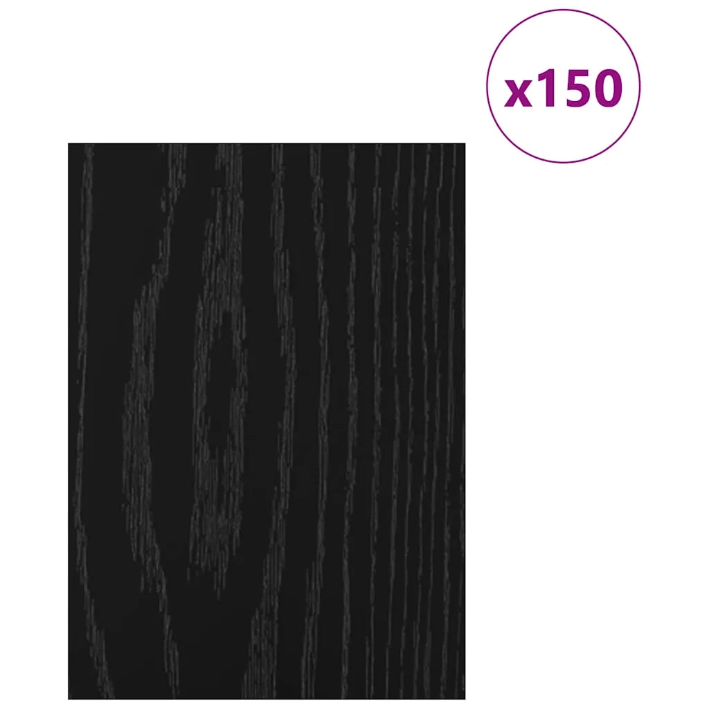 Pannelli decorativi 150 pcs Rovere Nero 15 x 21 x 0.27 cm