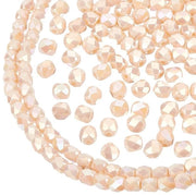 Sieradi Maken - Set di Perle di Vetro - 198 pezzi - Facce di Perle - Perle di Spaziatura - Accessori per la Creazione di Gioielli - Perla di Puff di Pera - Foro 1,2 mm - Perle di Gioiello