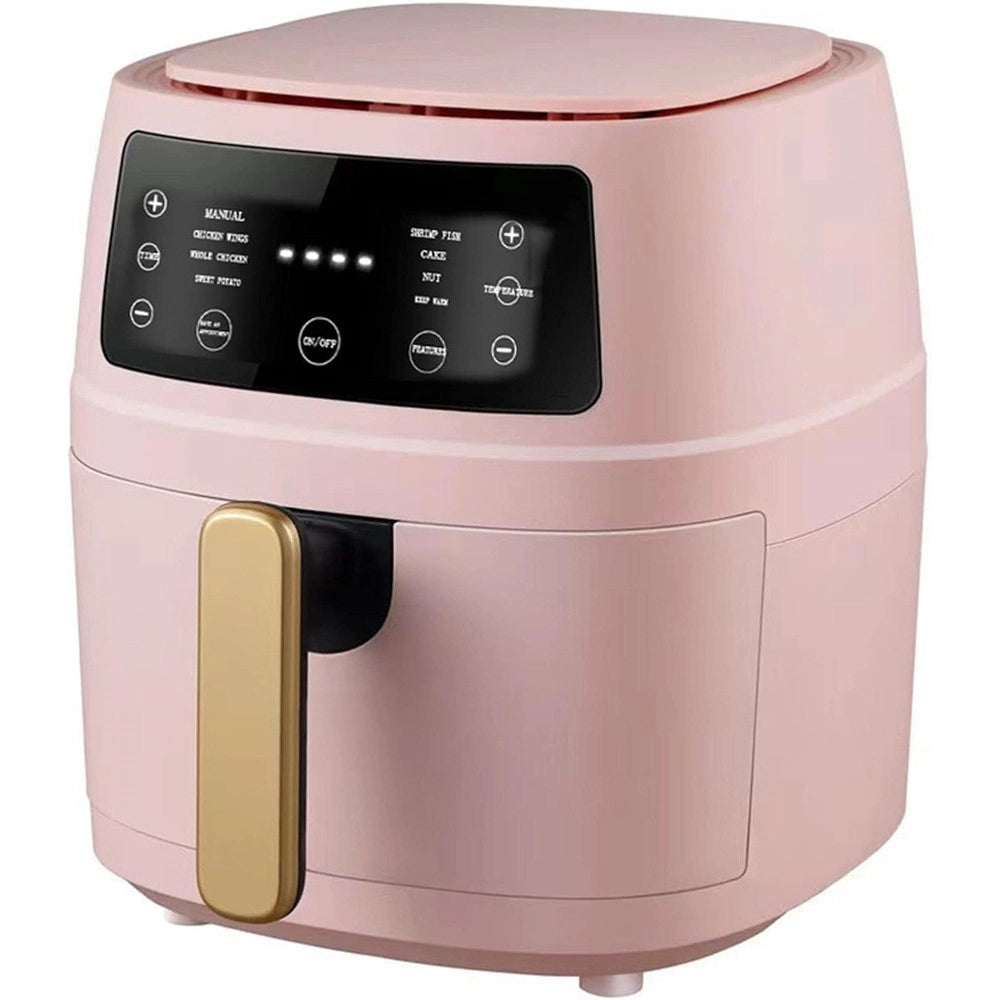 Trade Shop - Friggitrice Ad Aria Da 8lt Smart Touch Screen Digitale 2400w No Olio Verdura Carne Pesce -