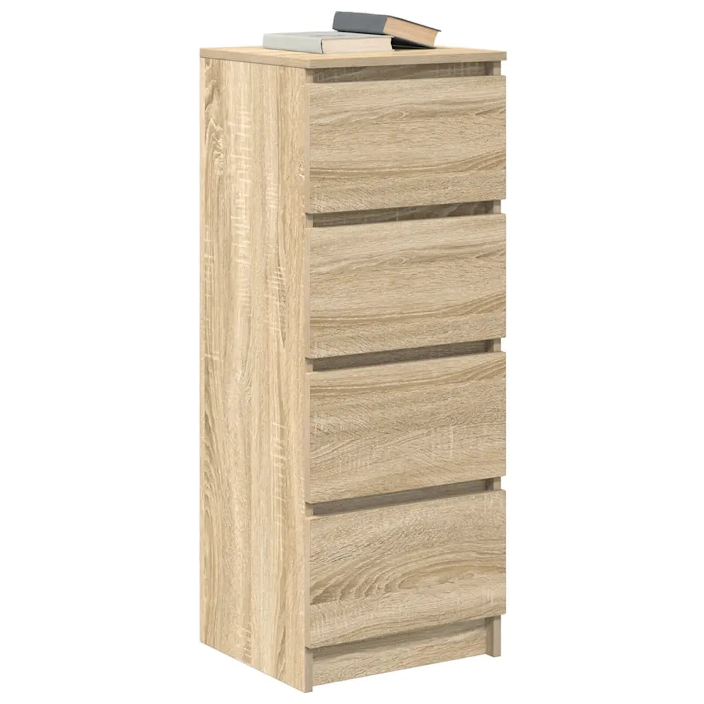 Credenza Rovere Sonoma 37,5x35x99 cm in Legno Multistrato 861699
