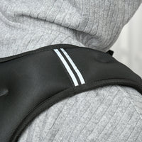 Giubbotto Zavorrato 10kg Traspirante con Tasca Portaoggetti e Spallacci 40x35 cm in tessuto Oxford Nero