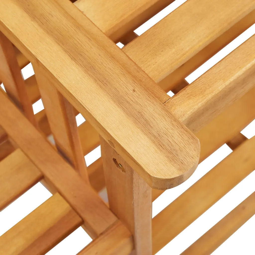 Sedie Giardino Tavolino da Tè 159x61x92cm Legno Massello Acacia 45933