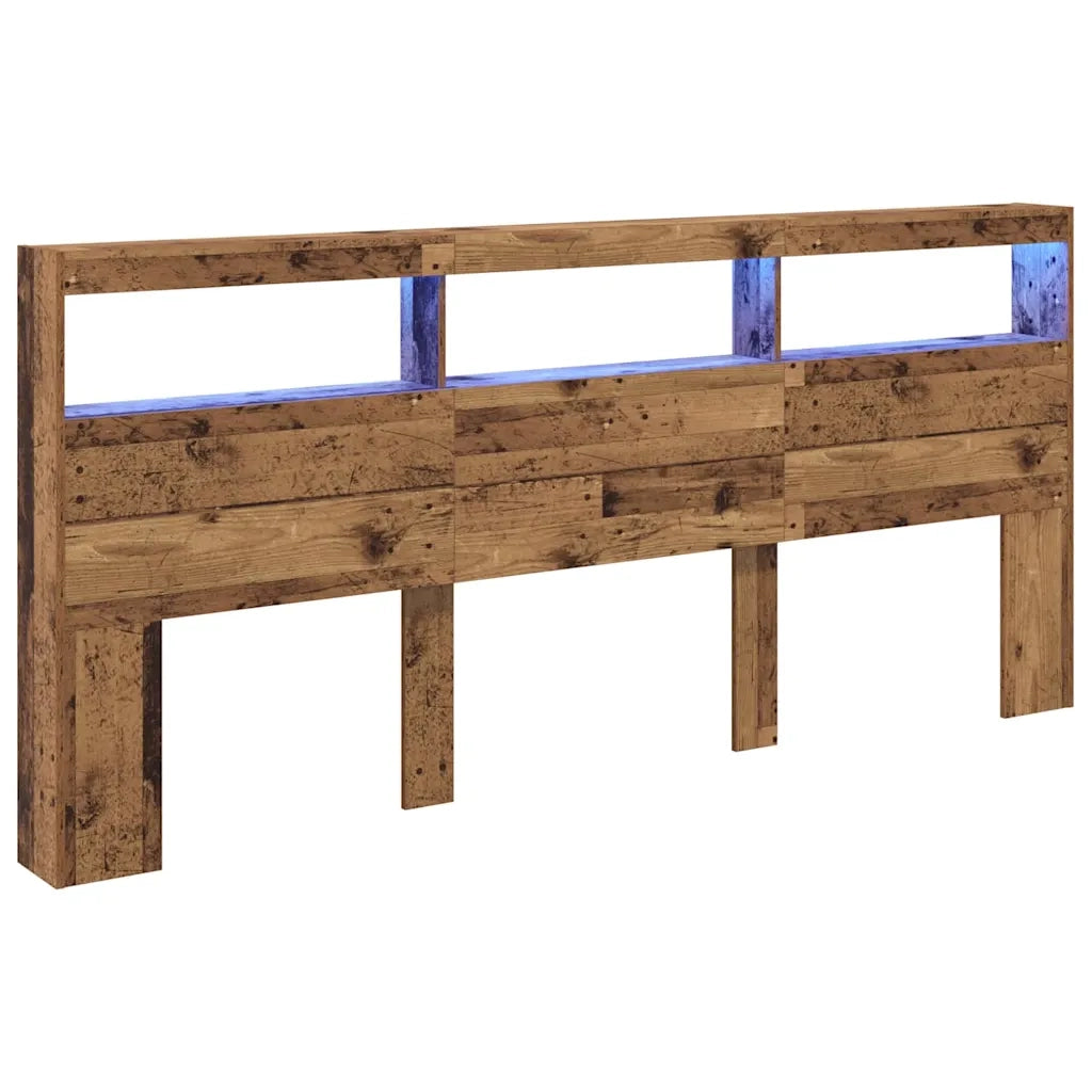 Testiera Legno vecchio 220 x 17 x 102 cm Legno multistrato