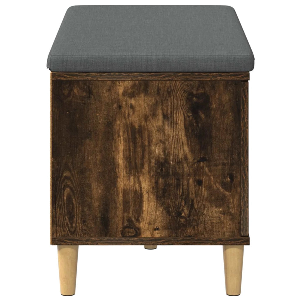 Panca per ingresso con porta Quercia Affumicata 80 x 38 x 46 cm