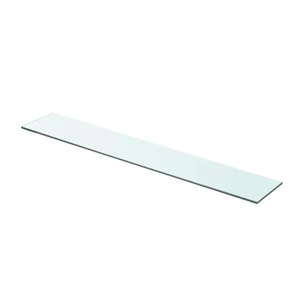 2 pz Mensole | Ripiano | Scaffale in Vetro Trasparente 80x12 cm