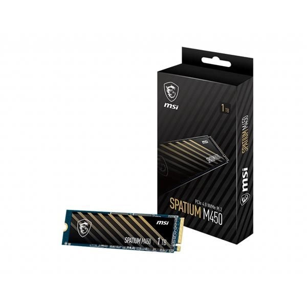 Msi spatium m450 pcie 4.0 nvme m.2 1tb pci express 4.0 3d nand - S78-440L0M0-P83