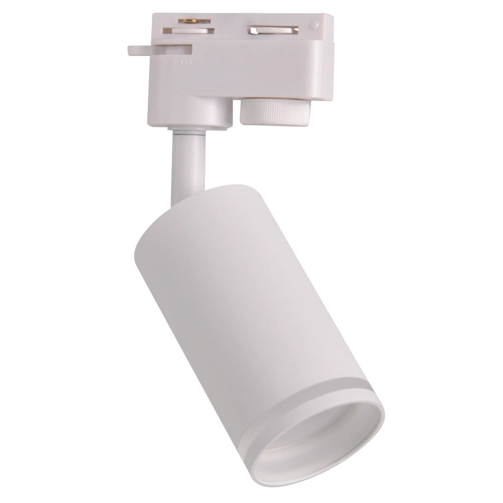 Faretto su binario bianco GU10 1 luce Paris Polux 321602