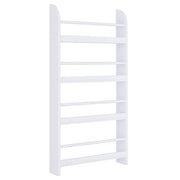Libreria a Parete per Bambini con 4 Ripiani ¨C Zephmum ¨C Bianco 59x12x113cm