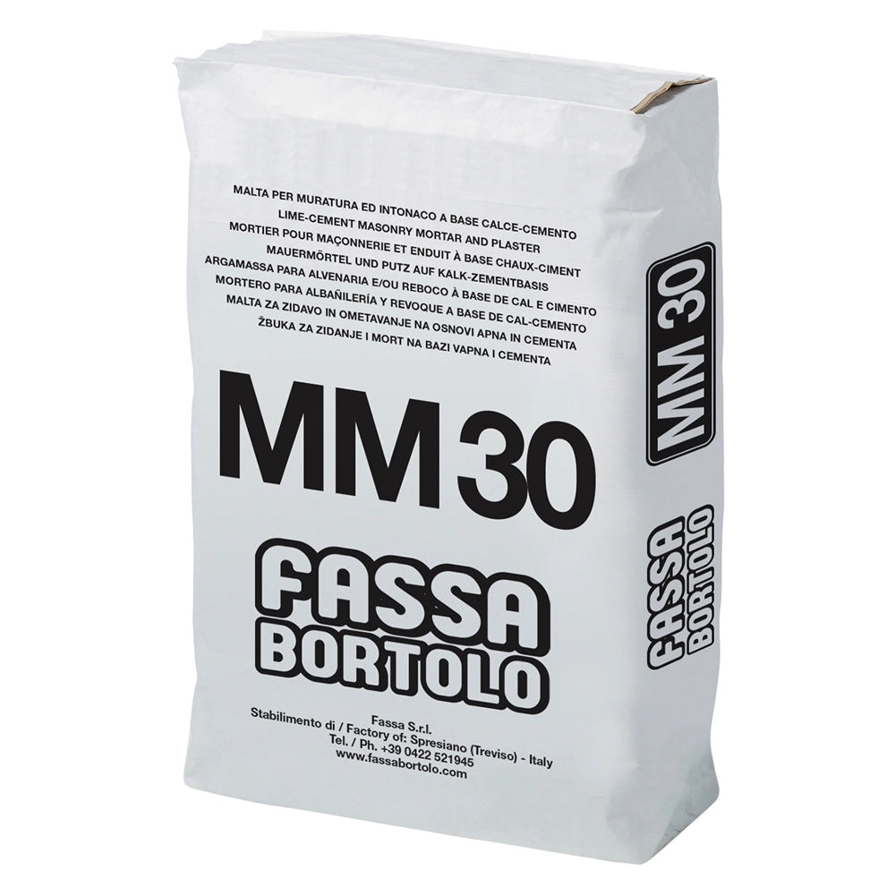 MALTA CEMENTIZIA PER MURATURA 'MM30' Kg. 5- 5 pezzi  - FASSABORTOLO