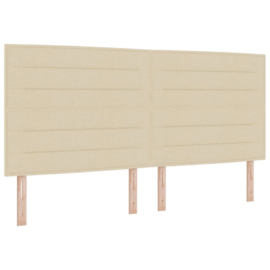 Letto con Contenitore con testiera 2 pz Crema Pelle Sintetica 3458905