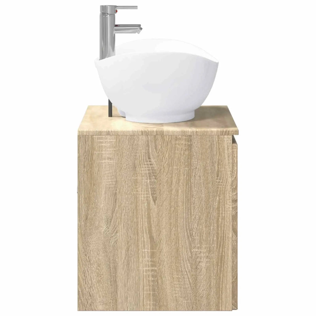 Set di mobili per il bagno Rovere Sonoma Legno ingegnerizzato 3404342