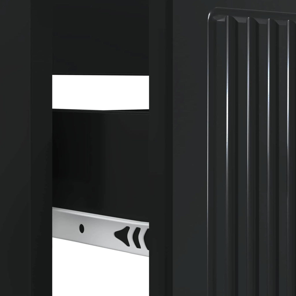 Armadio per Lavabo da Bagno EDE Nero 82 x 41 x 59 cm 895916