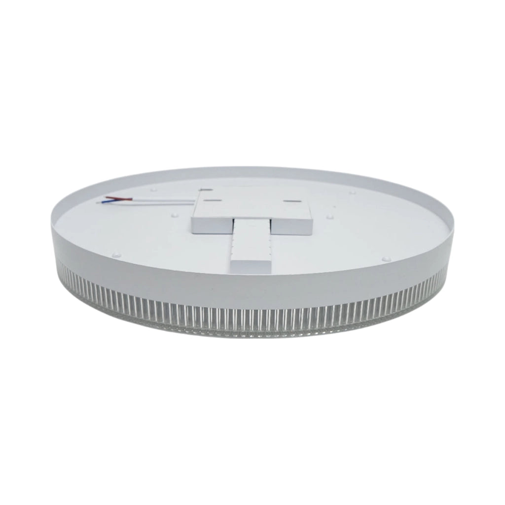 Plafoniera LED 48W, 220V, luce regolabile 3CCT 3000K/4000K/6500K, corpo rotondo 300x40mm, IP20.