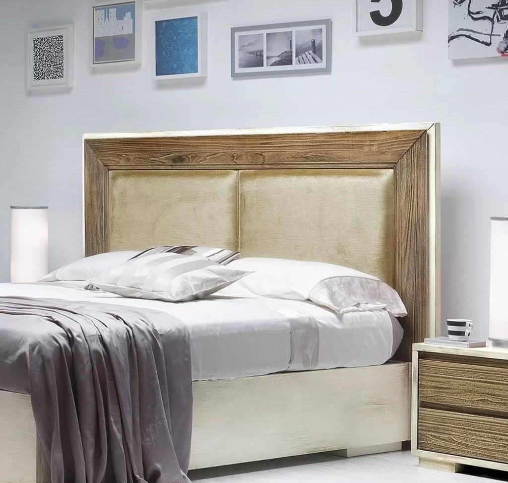 Letto shabby chic matrimoniale con contenitore - Mobili 2G